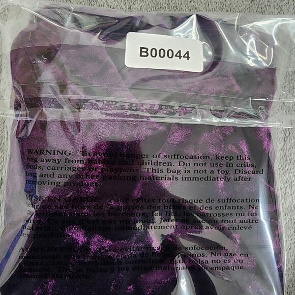 NEW Lulus Dress Womens XS Purple Muse Moment Crushed Velvet One-Shoulder Mini - Picture 11 of 11